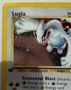 Pokemon Lugia 1st Edition Neo Genesis Holo 9/111 Vintage WOTC - Image 4