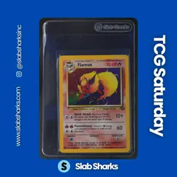 1999 POKEMON JUNGLE #3/64 FLAREON HOLO RARE - Image 1