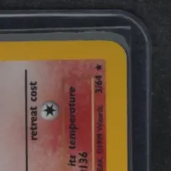 1999 POKEMON JUNGLE #3/64 FLAREON HOLO RARE - Image 5