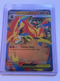Mega Emboar ex 035 PROMO BLACK STAR HOLO Ascended Heroes Pokemon English Box TCG - Image 1
