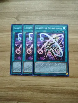 Yu-Gi-Oh! - Constellar Tellarknights 3X - Full Playset - Super Rare - CYAC-EN064 - Image 1