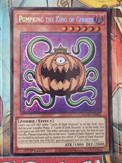 Yu-Gi-Oh! TCG Pumpking the King of Ghosts MZMU-EN061 1st Edition Secret Rare - Image 1