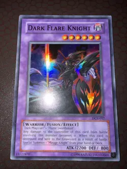 Yu-Gi-Oh! Dark Flare Knight -DCR-017- Super Rare- Unlimited HP! - Image 1