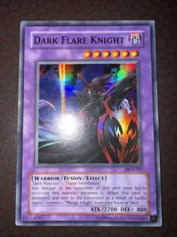 Yu-Gi-Oh! Dark Flare Knight -DCR-017- Super Rare- Unlimited HP! - Image 2