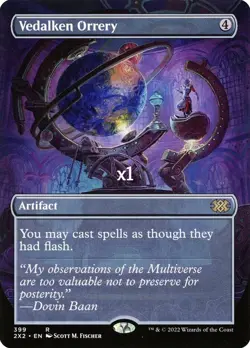 MTG Borderless Double Masters 2022 2X2 Vedalken Orrery MINT - Image 1