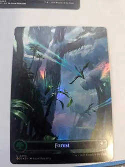 MTG - Forest FOIL Full Art - Edge of Eternities - Image 1