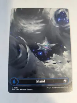 MTG - Island Full Art - Edge of Eternities - Image 1