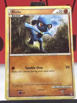 Riolu 50/95 Call of Legends Pokemon TCG Regular Uncommon 2011 NM - Image 3