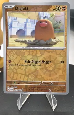 Diglett 103/197 SV03: Obsidian Flames Reverse Holo - Free Shipping - NM Pokemon - Image 1