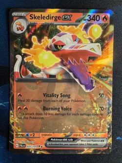Pokemon Skeledirge ex 037/193 Paldea Evolved Double Rare Holo - Image 1