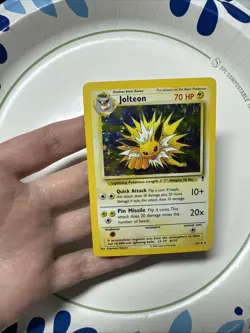 Jolteon 14/110 Legendary Collection Holo Rare 14/110 2002 Pokemon TCG - Image 4