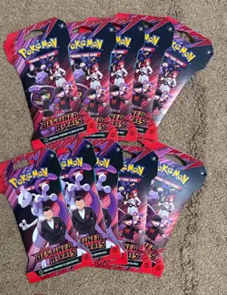 Pokemon TCG Scarlet & Violet Destined Rivals Booster Hanger Packs 10 Sealed New - Image 1