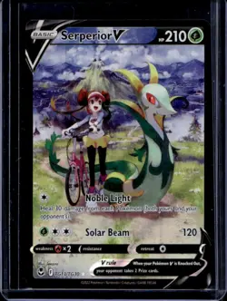 2022 Pokemon SWSH Silver Tempest Serperior V Trainer Gallery Holo #TG13/TG30 - Image 1