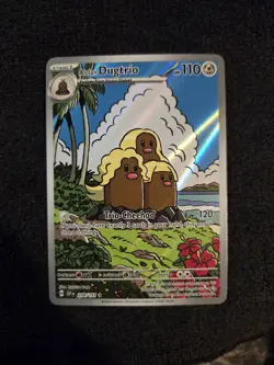 Alolan Dugtrio 208/191 SV08: Surging Sparks Pokemon Illustration Rare - Image 1