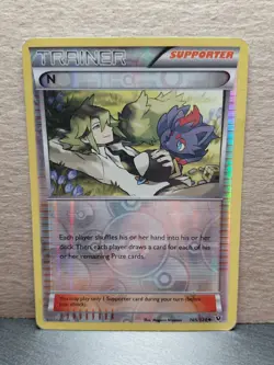 2016 Pokemon TCG N Full Art Holo 105/124 Fates Collide Trainer Supporter - NM - Image 1