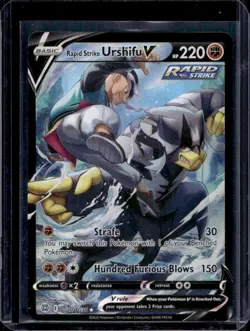 2022 Pokemon Brilliant Stars Rapid Strike Urshifu V Trainer Gallery #TG20/TG30 - Image 1
