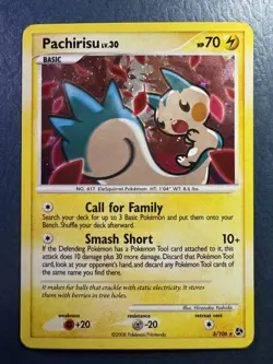 Pokemon TCG Pachirisu 5/106 Great Encounters Holo Rare - Image 1