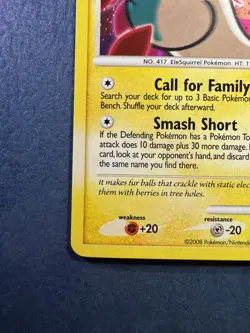 Pokemon TCG Pachirisu 5/106 Great Encounters Holo Rare - Image 3