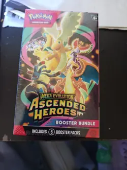 Pokemon Mega Evolution ASCENDED HEROES BOOSTER BUNDLE BOX - Image 1