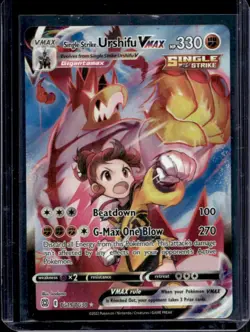 2022 Pokemon Brilliant Stars Single Strike Urshifu VMAX Trainer #TG19/TG30 - Image 1