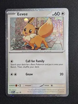 Eevee - 200 (Cosmos Holo) SVP 200 Holo Promo Scarlet & Violet Promo Pokemon NM - Image 1