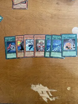 Yugioh Asian English lot for mrally: skilled white sanga kazejin viper commons - Image 1