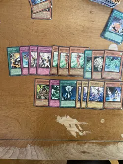 Yugioh Asian English lot for mrally: skilled white sanga kazejin viper commons - Image 2