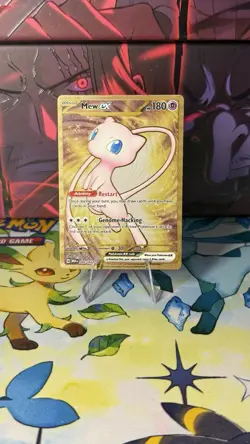 Mew Ex 205/165 Metal S&V 151 Solid Gold Pokemon TCG English Promo Card NM - Image 1