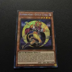Yu-Gi-Oh! 1x Lunalight Gold Leo DUAD-EN005 Secret Rare 1st Edition NM - Image 1