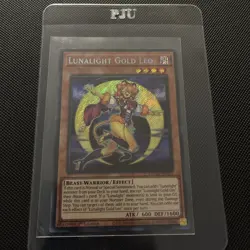 Yu-Gi-Oh! 1x Lunalight Gold Leo DUAD-EN005 Secret Rare 1st Edition NM - Image 2