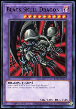 Black Skull Dragon LDS1-EN012 Legendary Duelists: Season 1 Yu-Gi-Oh NM - Image 1