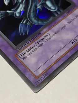 Yugioh Blue Eyes Ultimate Dragon JMP-EN005 Limited Edition Ultra Rare MINT - Image 4