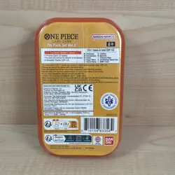 One Piece Tin Pack Set Vol. 2 Portgas D. Ace Tin FACTORY SEALED - Image 2