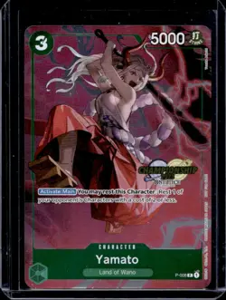 2023 One Piece Yamato Championship Celebration Pack Stamp Promo #P-008 - Image 1