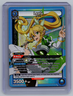 Union Arena CCG Sword Art Online Leafa SAO-1-060 Super Rare - Image 1