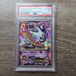 Mega Gengar EX XY166 Pokemon Card PSA 7 - Image 1