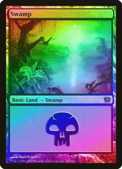 Swamp (341) FOIL 9th Edition PLD Basic Land MAGIC THE GATHERING CARD ABUGames - Image 1