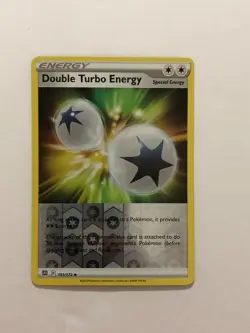Pokemon Card Brilliant Stars Reverse Holographic Double Turbo Energy 151/172 NM - Image 1