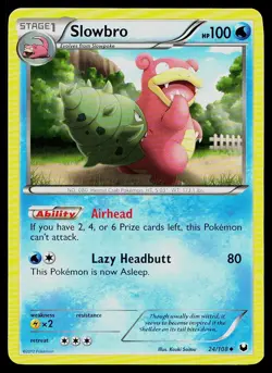 Pokemon Card Dark Explorers Slowbro 24/108 Uncommon - Image 1