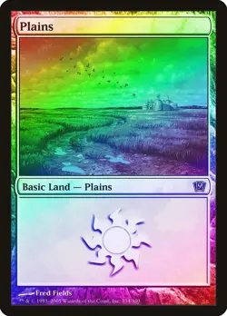 Plains (334) FOIL 9th Edition NM Basic Land MAGIC THE GATHERING CARD ABUGames - Image 1