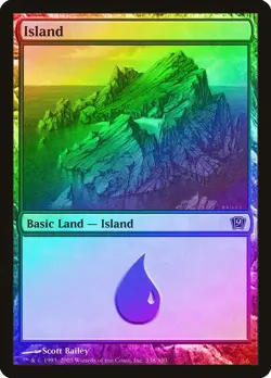 Island (338) FOIL 9th Edition PLD Basic Land MAGIC GATHERING CARD ABUGames - Image 1