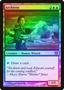 Archivist FOIL 9th Edition PLD Blue Rare MAGIC THE GATHERING CARD ABUGames - Image 1