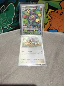 Ambipom Illustration Rare 170/091 Pokemon Full Art Chase Card w/ Bonus Aipom - Image 2