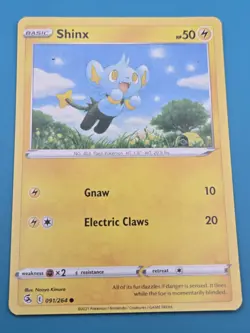 Pokemon Fusion Strike Shinx Common Card 091/264 NM - Image 1