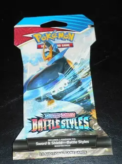 (P1) Pokemon Card Sword & Shield Battle Styles & Rebel Clash Booster Pack, 820650808197 - Image 1