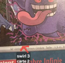 Ectoplasma 050/088 EB Games FRANCAIS SEALED Pokemon Promo Card Gengar 3 Swirls! - Image 4