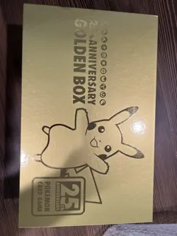 Pokemon Card 25th Anniversary Golden Box Supplies Only (No Cards) Limited - Image 1