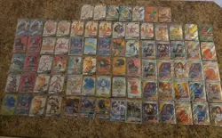 INSANE LOT 77 Cards - Pokemon Binder Collection Lot All Full Art And Gx - Image 1