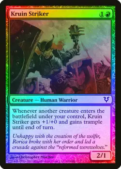 Kruin Striker FOIL Avacyn Restored NM Red Common MAGIC GATHERING CARD ABUGames - Image 1