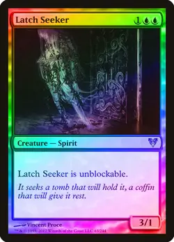 Latch Seeker FOIL Avacyn Restored NM Blue Uncommon MAGIC MTG CARD ABUGames - Image 1